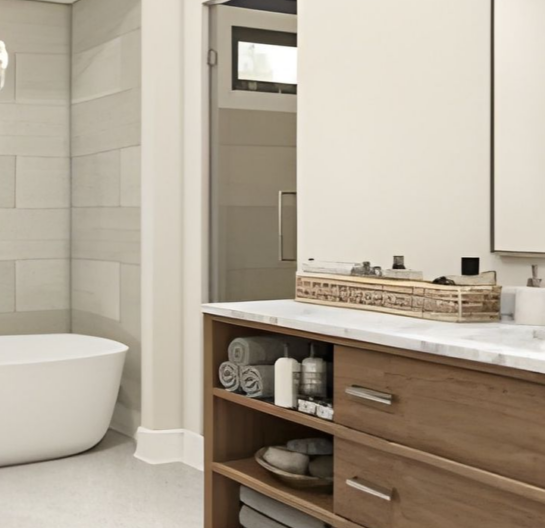 remodeled bathroom